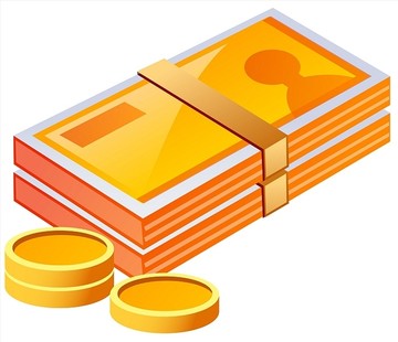 現(xiàn)金矢量插畫