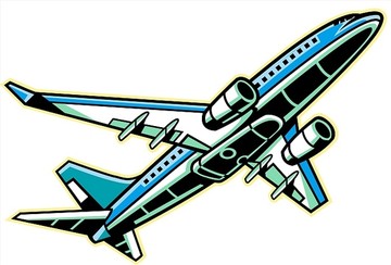 飛機(jī)矢量插畫