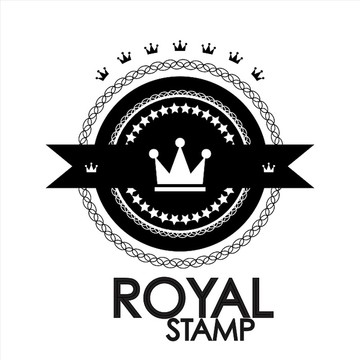 皇家邮票标签设计