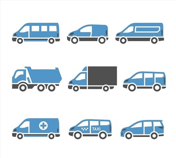 卡車矢量圖