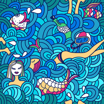 海洋生物矢量圖