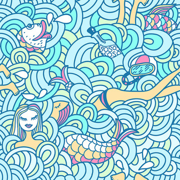 海洋生物矢量圖