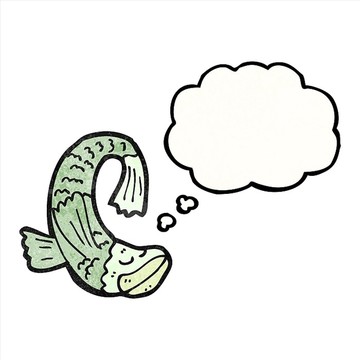 卡通魚矢量圖