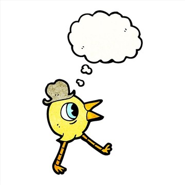 卡通鳥(niǎo)矢量圖