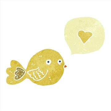 卡通魚矢量圖