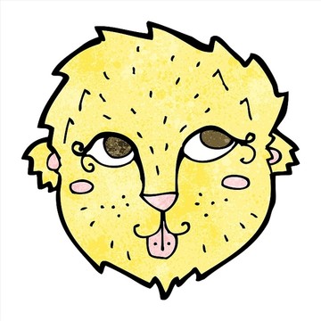 動物卡通矢量圖