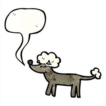 卡通狗狗矢量圖