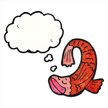 卡通魚(yú)矢量圖