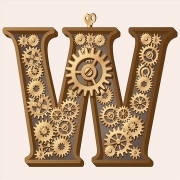 機(jī)械表字母設(shè)計圖