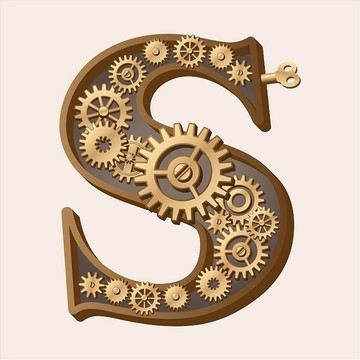機(jī)械表字母設(shè)計圖