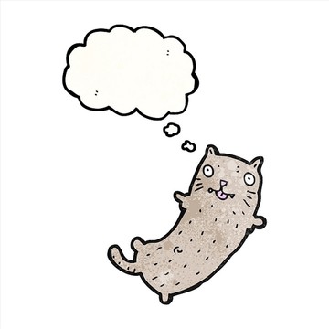 卡通動物貓咪插畫