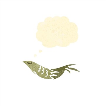 卡通小鳥插畫