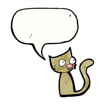 卡通動物貓咪插畫