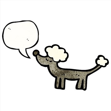 卡通狗狗插畫