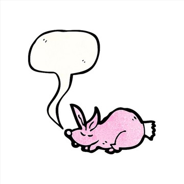 卡通動物兔子插畫