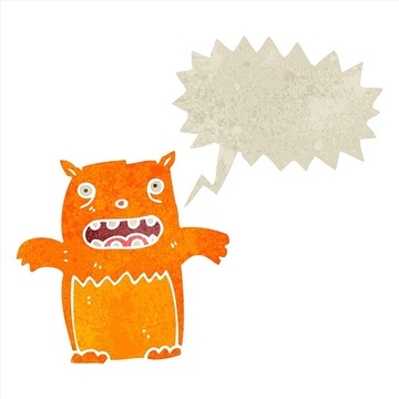 卡通動物貓咪插畫