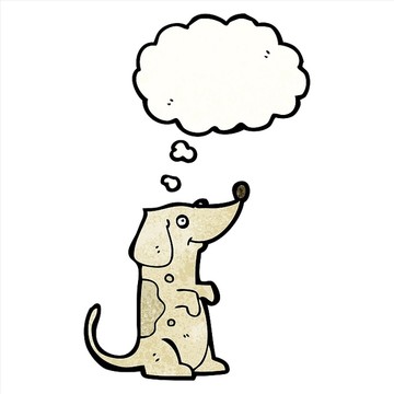 卡通動物狗狗插畫