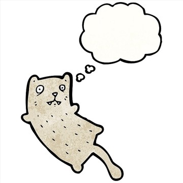 卡通動物貓咪插畫