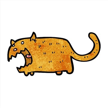 卡通動物貓咪插畫