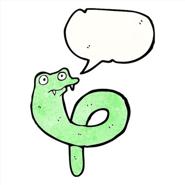 卡通動(dòng)物蛇插畫(huà)