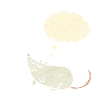 卡通動(dòng)物老鼠插畫