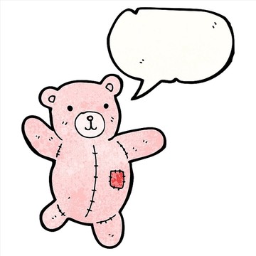 卡通動物熊插畫