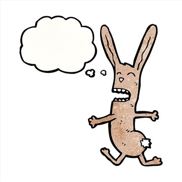 卡通動物兔子插畫