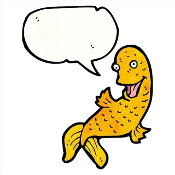 卡通金魚(yú)插畫(huà)