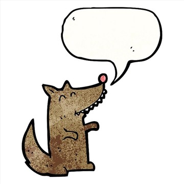 卡通動物插畫圖