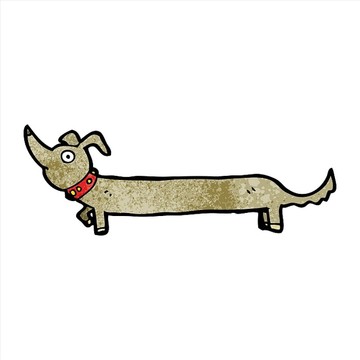 卡通狗狗插畫