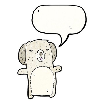 卡通動(dòng)物毛鼻袋熊插畫