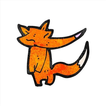 卡通狐狸插画