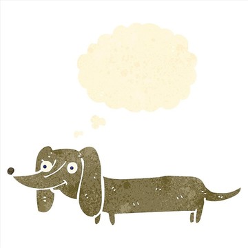 卡通狗狗插畫