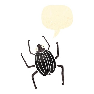 卡通動物昆蟲插畫