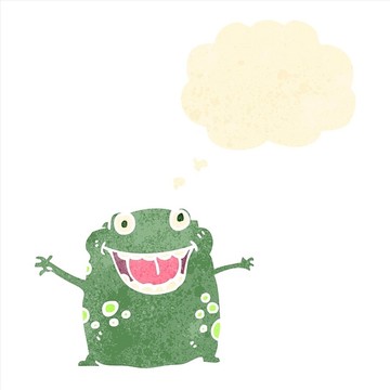 卡通青蛙插畫