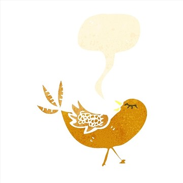卡通鳥插畫