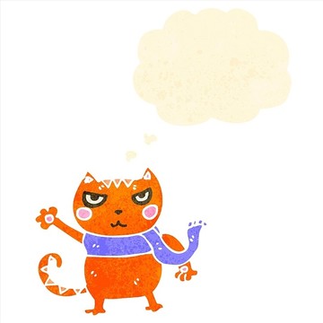 卡通貓咪插畫