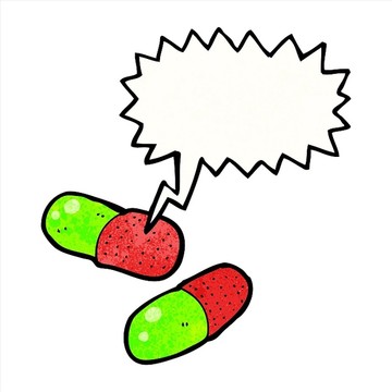 卡通膠囊插畫