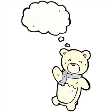 卡通小熊插畫
