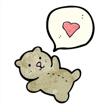 卡通熊插畫