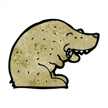 卡通熊插畫(huà)