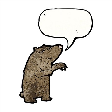 卡通熊插畫