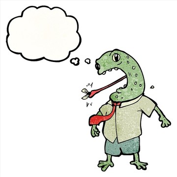 卡通癩蛤蟆插畫