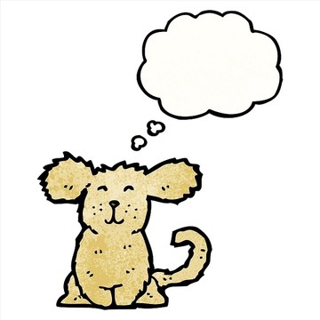 卡通小狗插畫