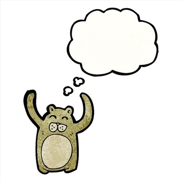 卡通熊插畫
