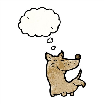 卡通狗狗插畫