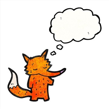 卡通狐貍插畫