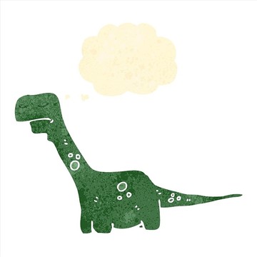 卡通恐龍插畫