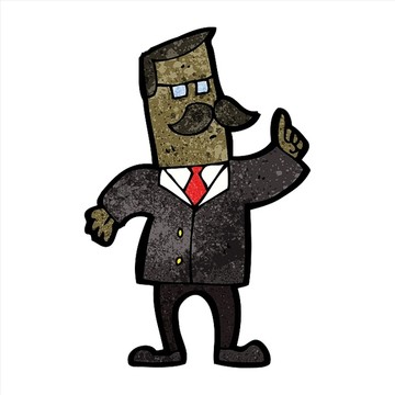 卡通商人插畫
