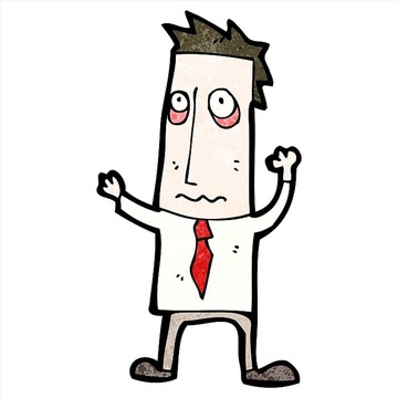 卡通商人插畫